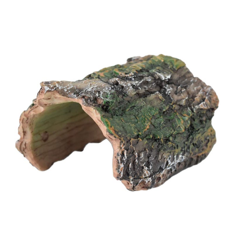 OMEM Reptile Hideout Box, Spider, Scorpion Reptile Hides and Caves Habitat Decor, Imitation Bark Resin Hidden Nest Tortoise Supplies - Image 5